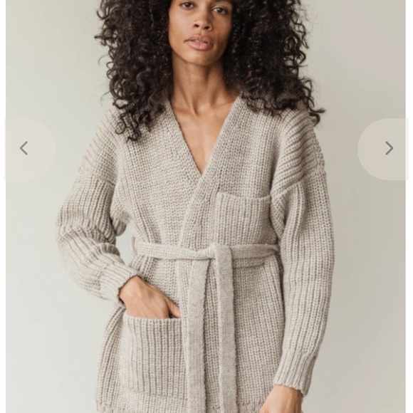 First Rite Sweater Coat - Undyed Fog